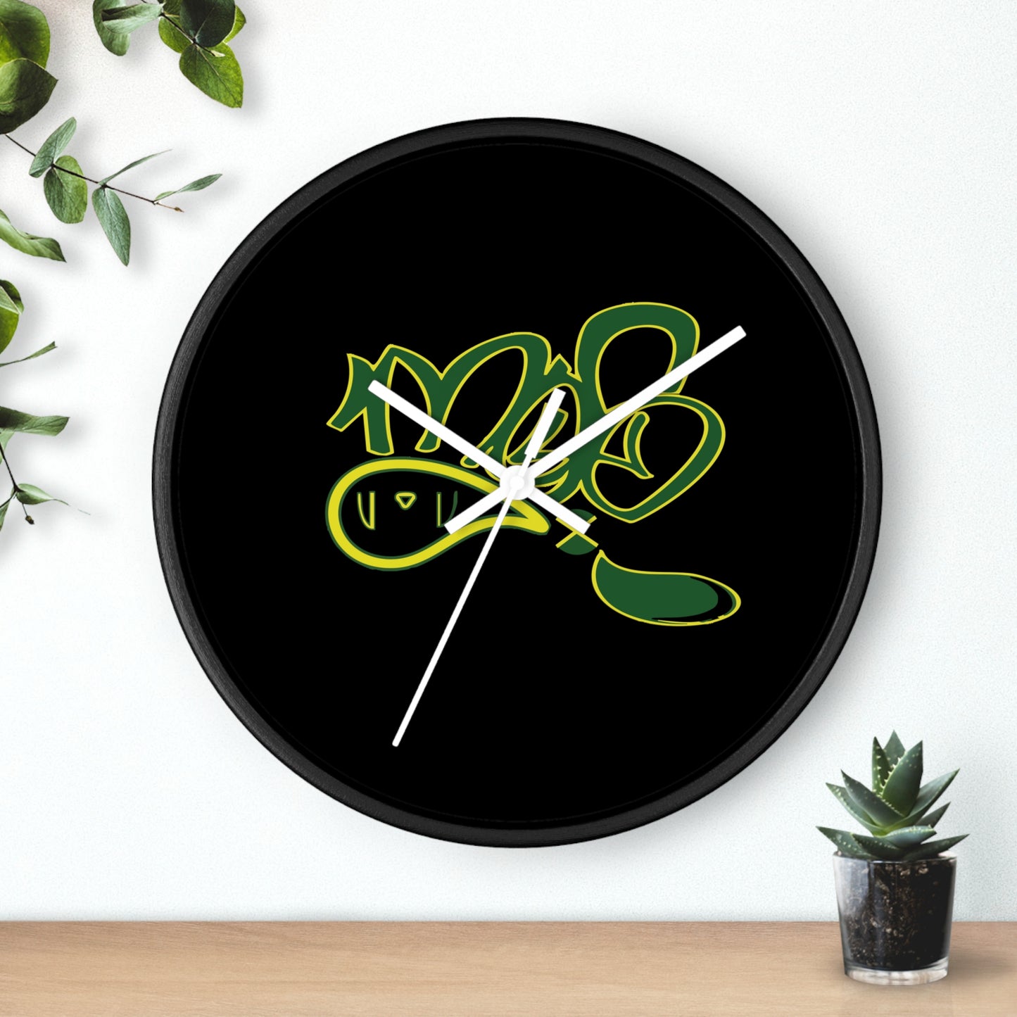 Urban Graffiti Wall Clock, Modern Home Decor, Gift for Hip-Hop Lovers, Unique Timepiece, Art for Living Room