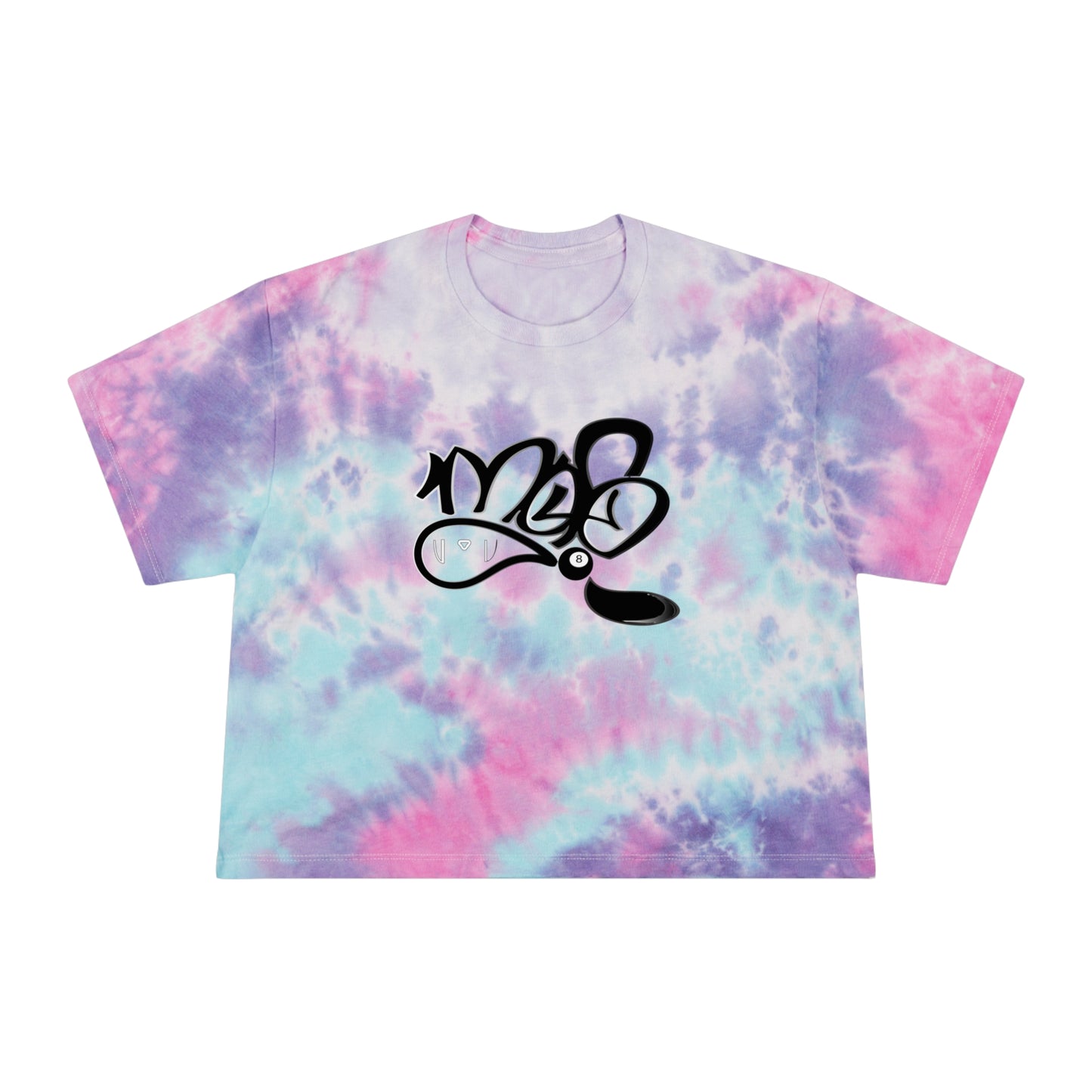 Women's Tie-Dye Crop Tee | Trendy Summer Top, Casual Streetwear, Gift for Her, Festival Attire, Hand-Dyed Fashion