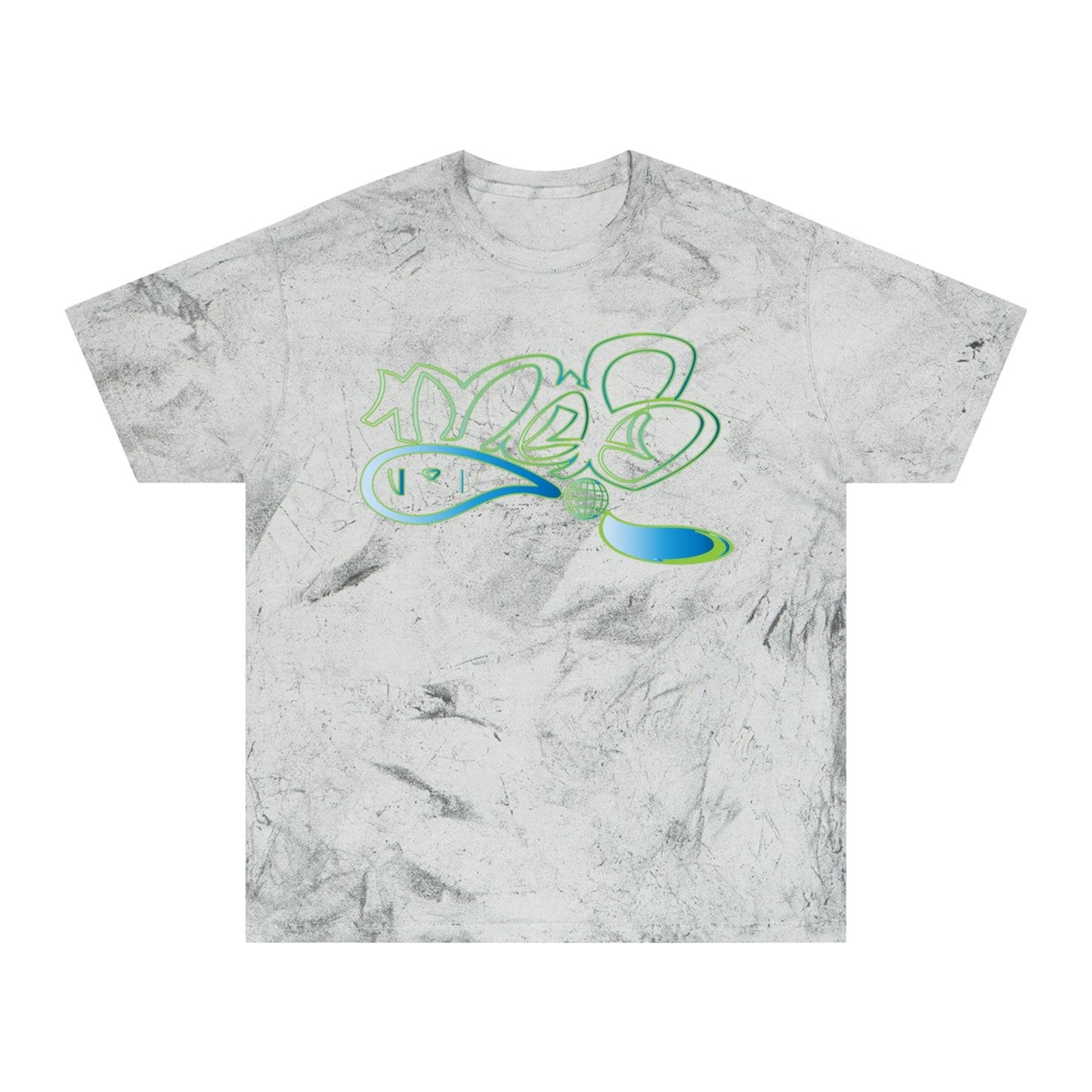 color blast unisex mofo globe logo tees