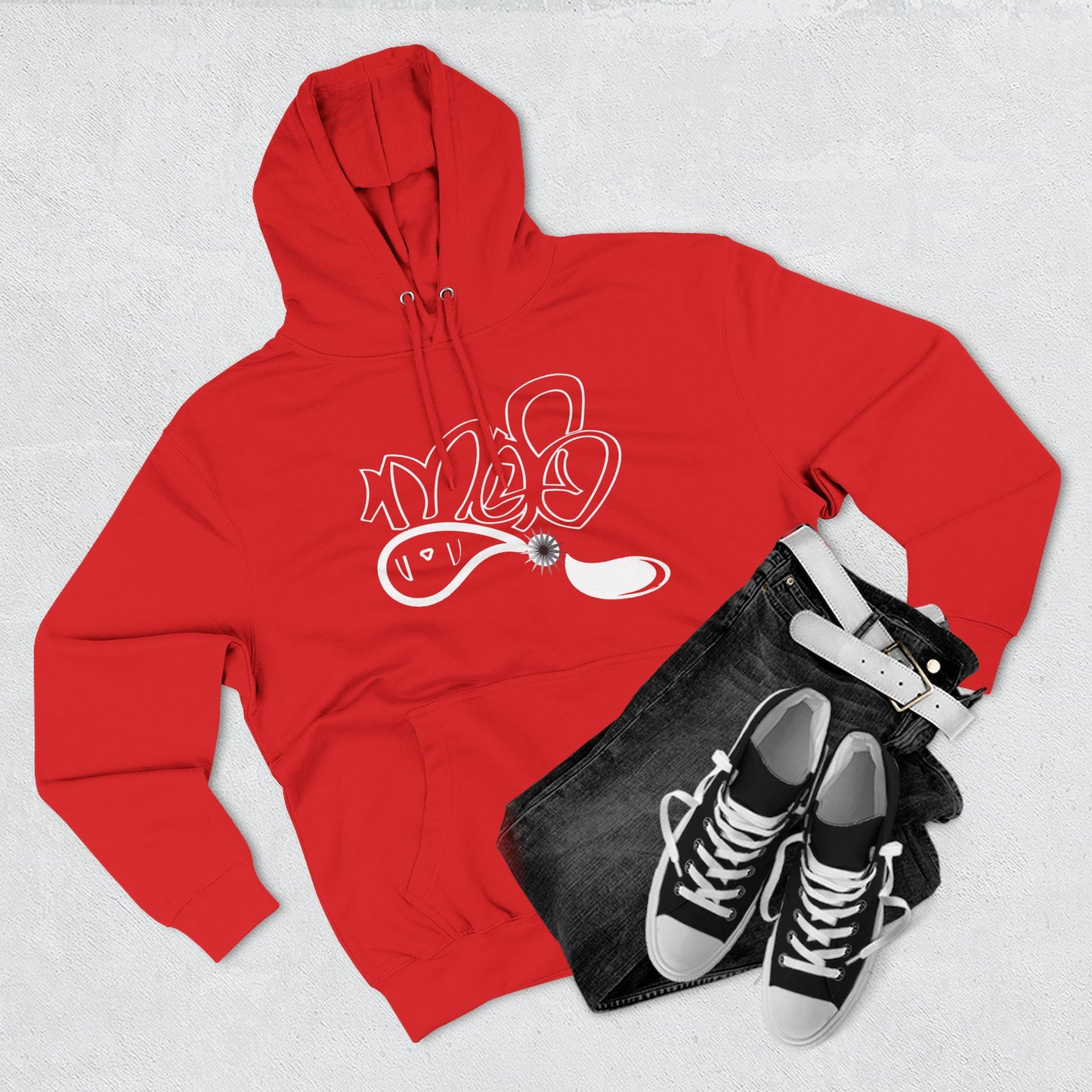 Stylish Graphic Fleece Hoodie for Cozy Chillin', Casual Wear, Gift for Him or Her, Youth Streetwear, Everyday Comfort Apparel