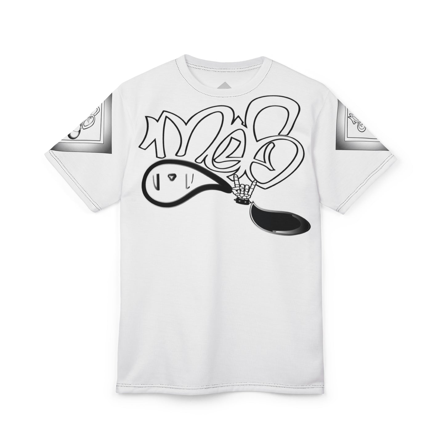mofo rockstar logo diamond combo white