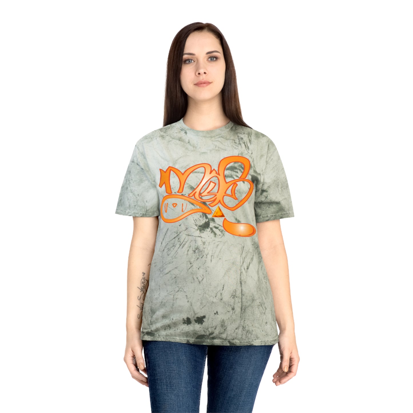 color blast unisex mofo fire gem logo