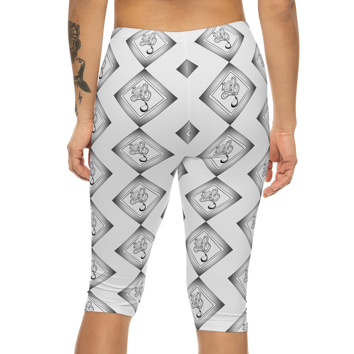 Stylish Women's Capri Leggings, Fashionable Activewear, Yoga Pants, Casual Comfort, Summer Fitness