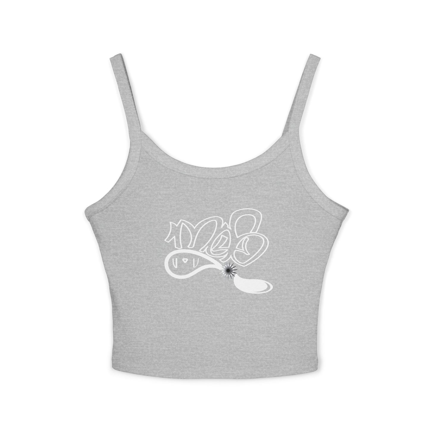 Trendy Spaghetti Strap Tank Top, Summer Top, Casual Outfit, Birthday Gift, Fashionable Crop Top, Beach Wear