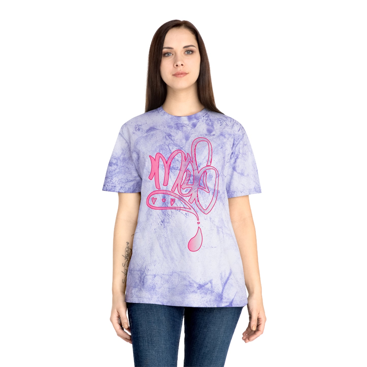 Colorful Graffiti T-Shirt for Creative Souls, Unisex Tie-Dye Tee, Vibrant Streetwear, Perfect Gift for Art Lovers, Summer Wardrobe Staple