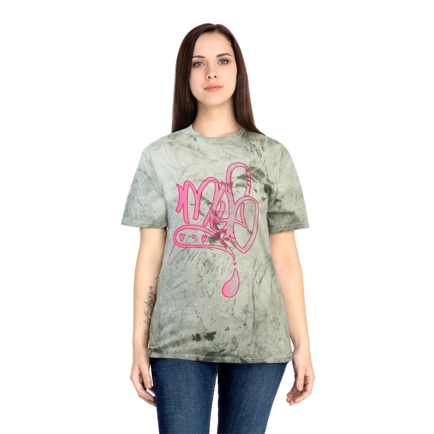 Colorful Graffiti T-Shirt for Creative Souls, Unisex Tie-Dye Tee, Vibrant Streetwear, Perfect Gift for Art Lovers, Summer Wardrobe Staple