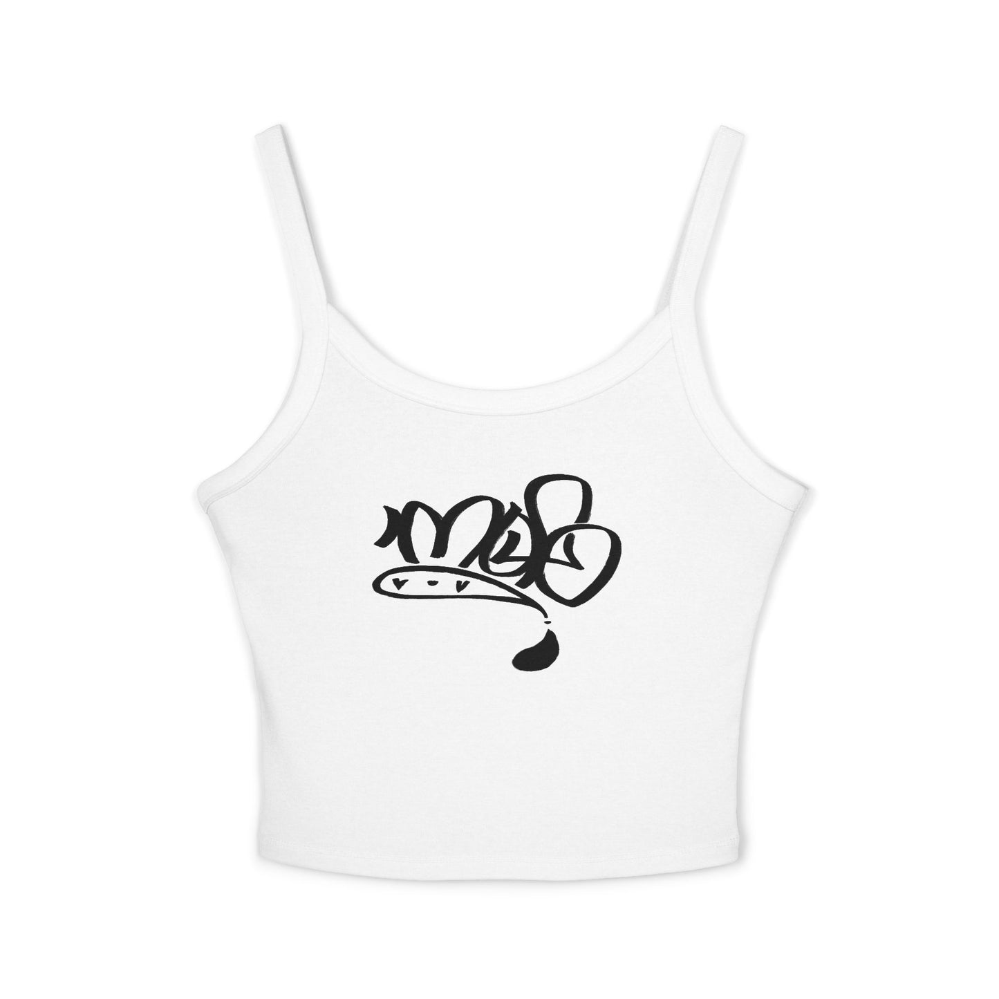 mofo logo crop tank top black