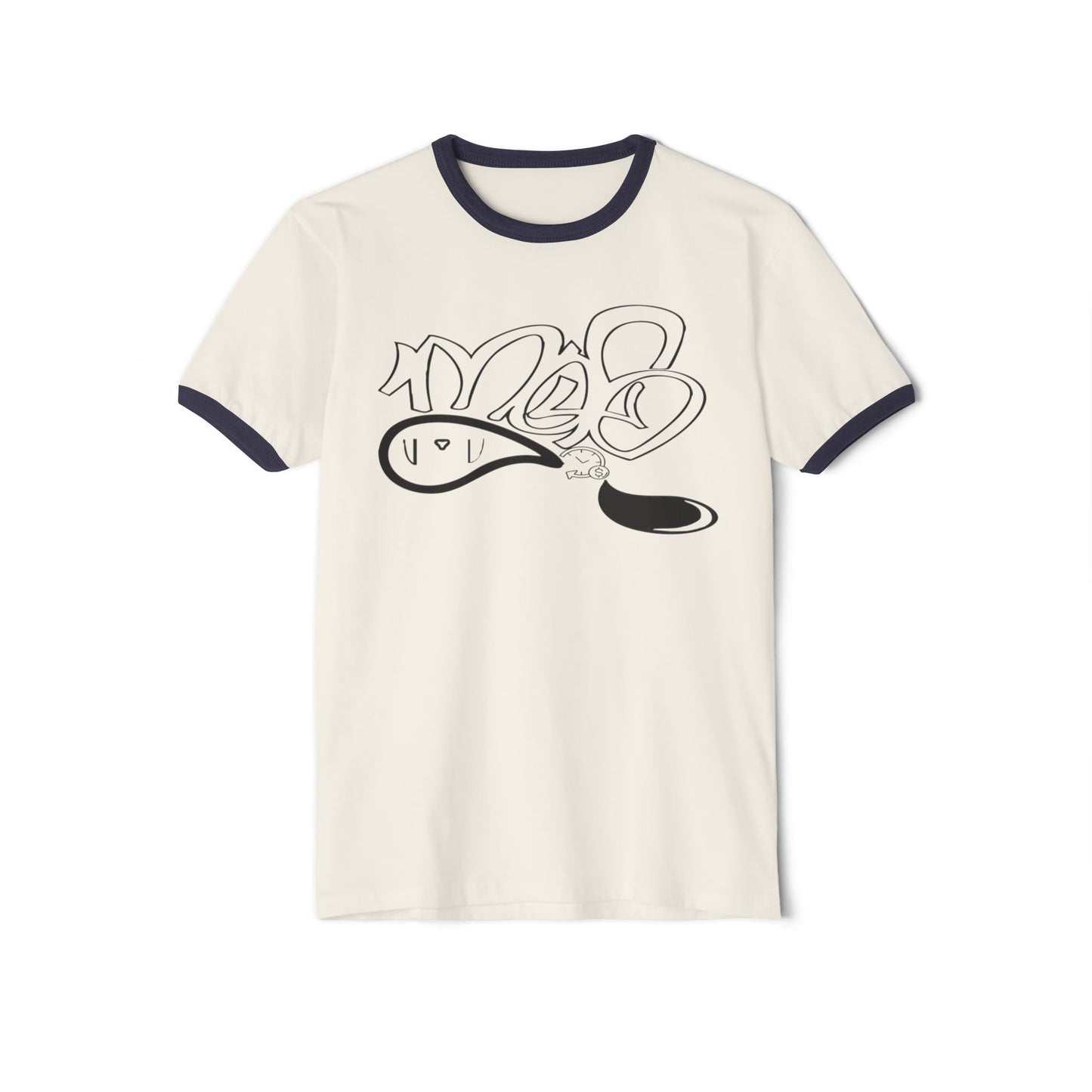 Retro  Ringer T-Shirt- mofo chronicle logo