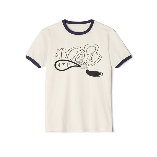 Retro  Ringer T-Shirt- mofo chronicle logo