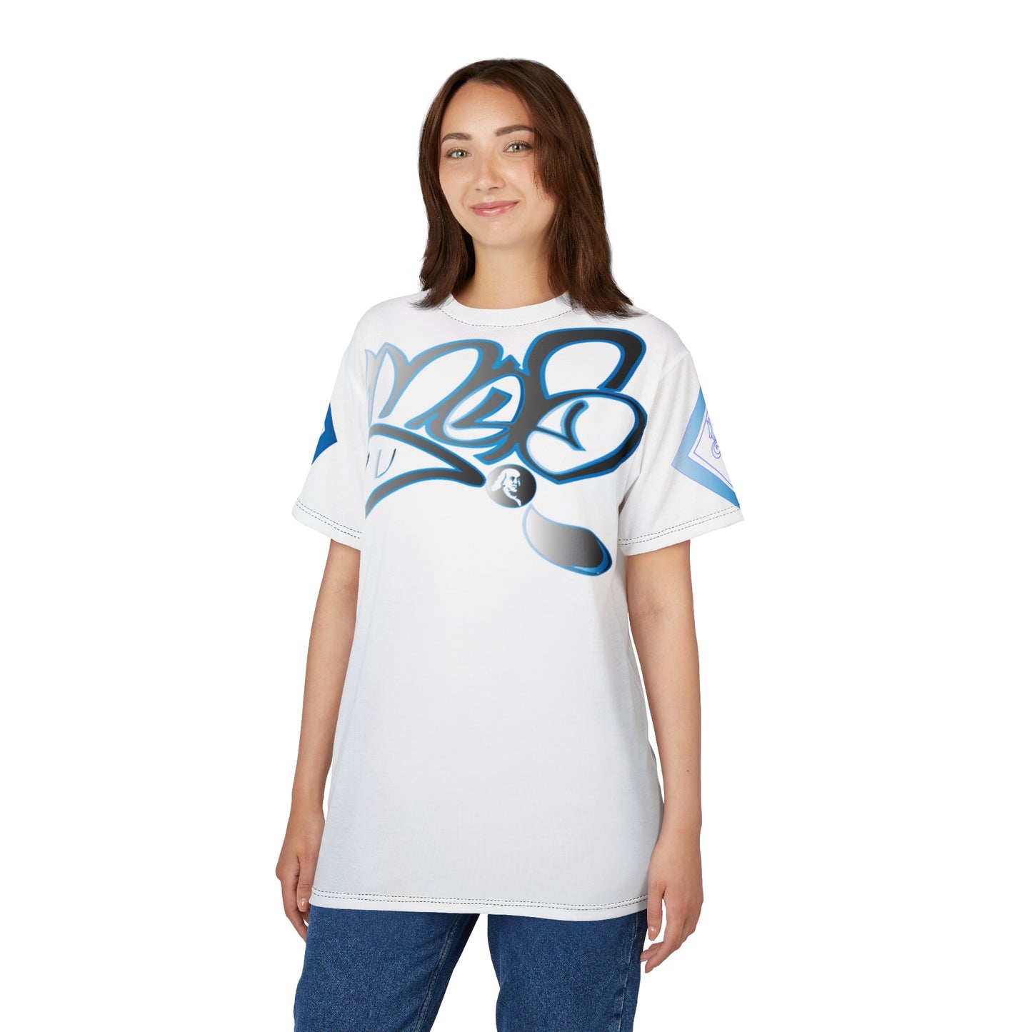 mofo Benjamin Franklin logo diamond combo white