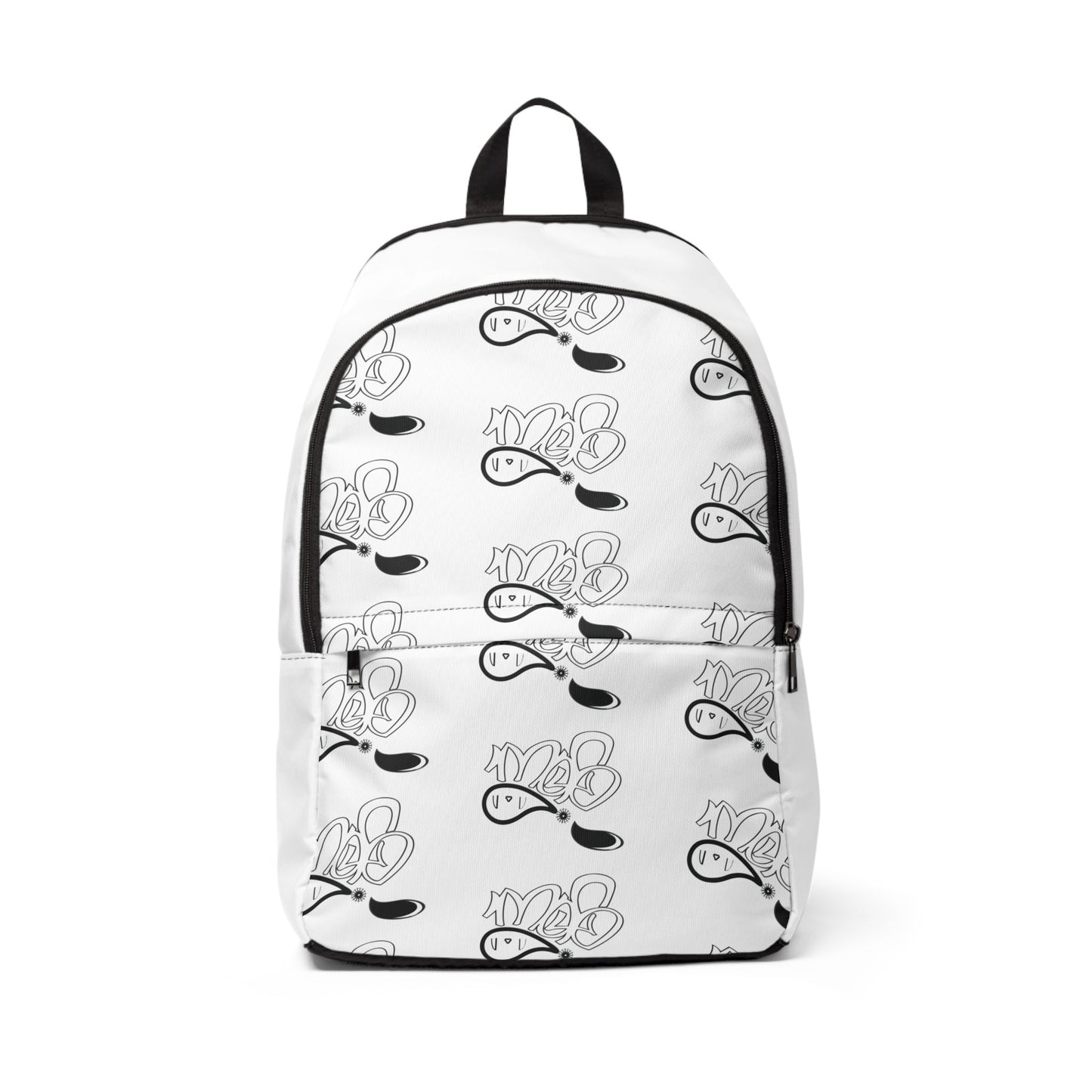 Trendy Unisex Fabric Backpack with Playful Design - Ideal for School, Travel, Gifts, Daily Use, and Eco-Friendly Lifestyle