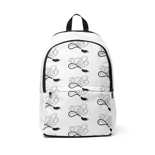 Trendy Unisex Fabric Backpack with Playful Design - Ideal for School, Travel, Gifts, Daily Use, and Eco-Friendly Lifestyle