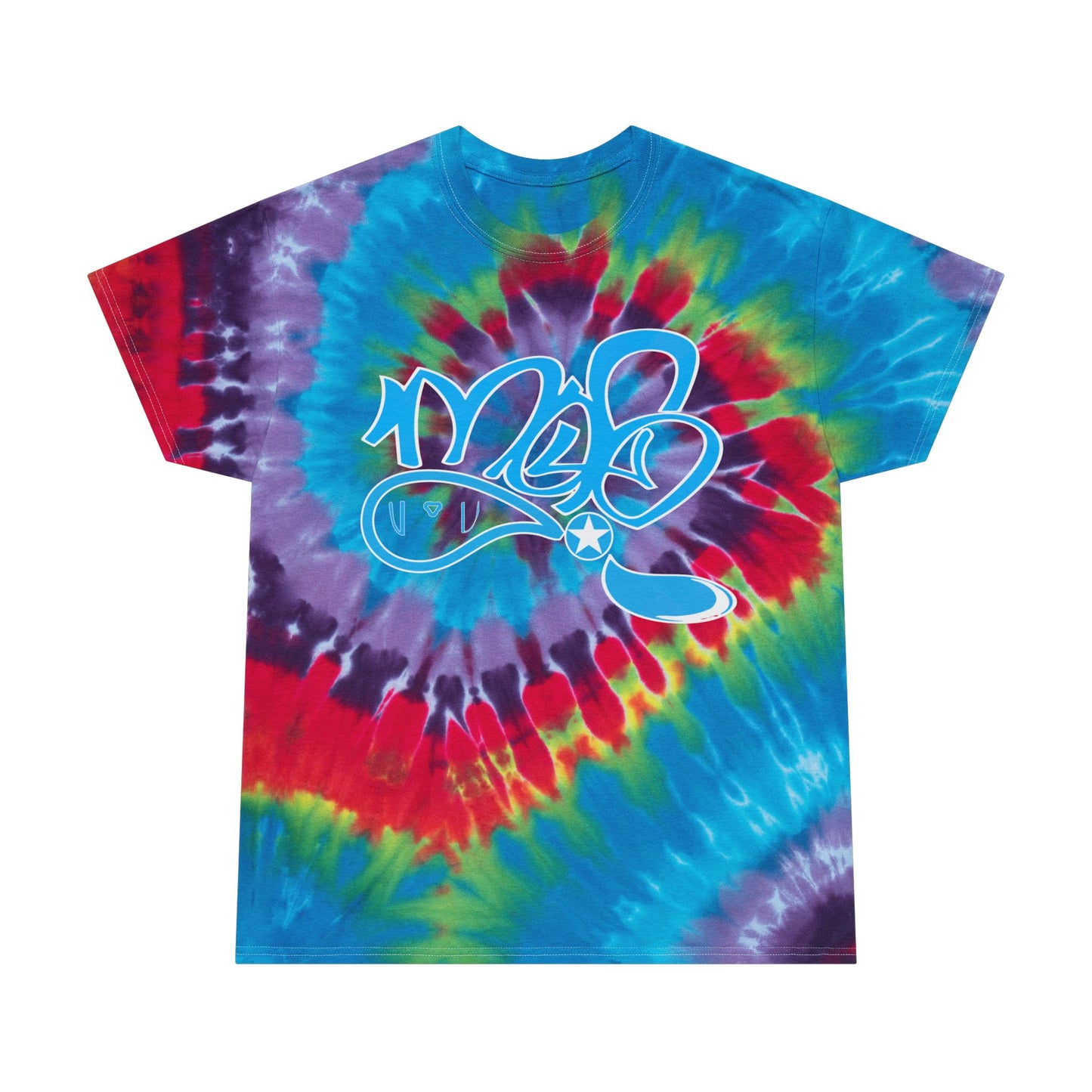 Vibrant Tie-Dye Tee | Spiral Design, Boho Style, Summer Essential, Festival Wear, Colorful Graphic Shirt