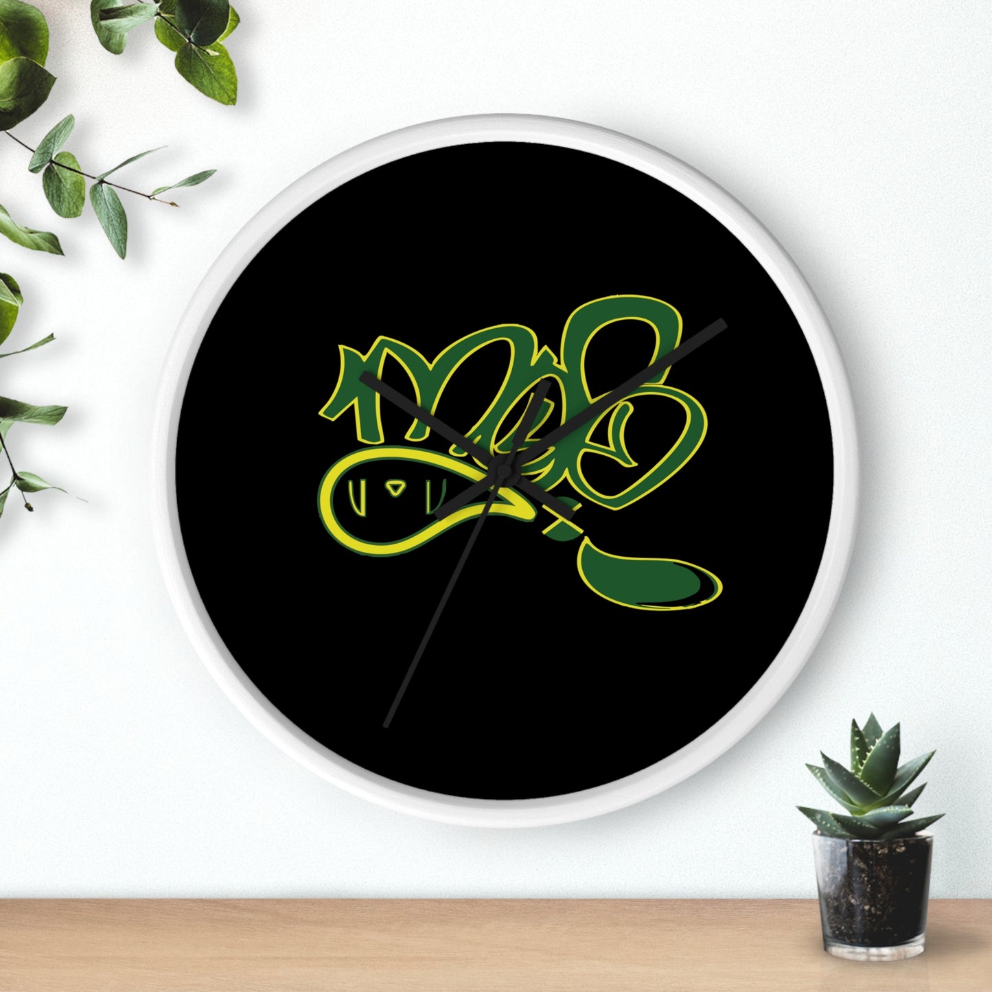 Urban Graffiti Wall Clock, Modern Home Decor, Gift for Hip-Hop Lovers, Unique Timepiece, Art for Living Room