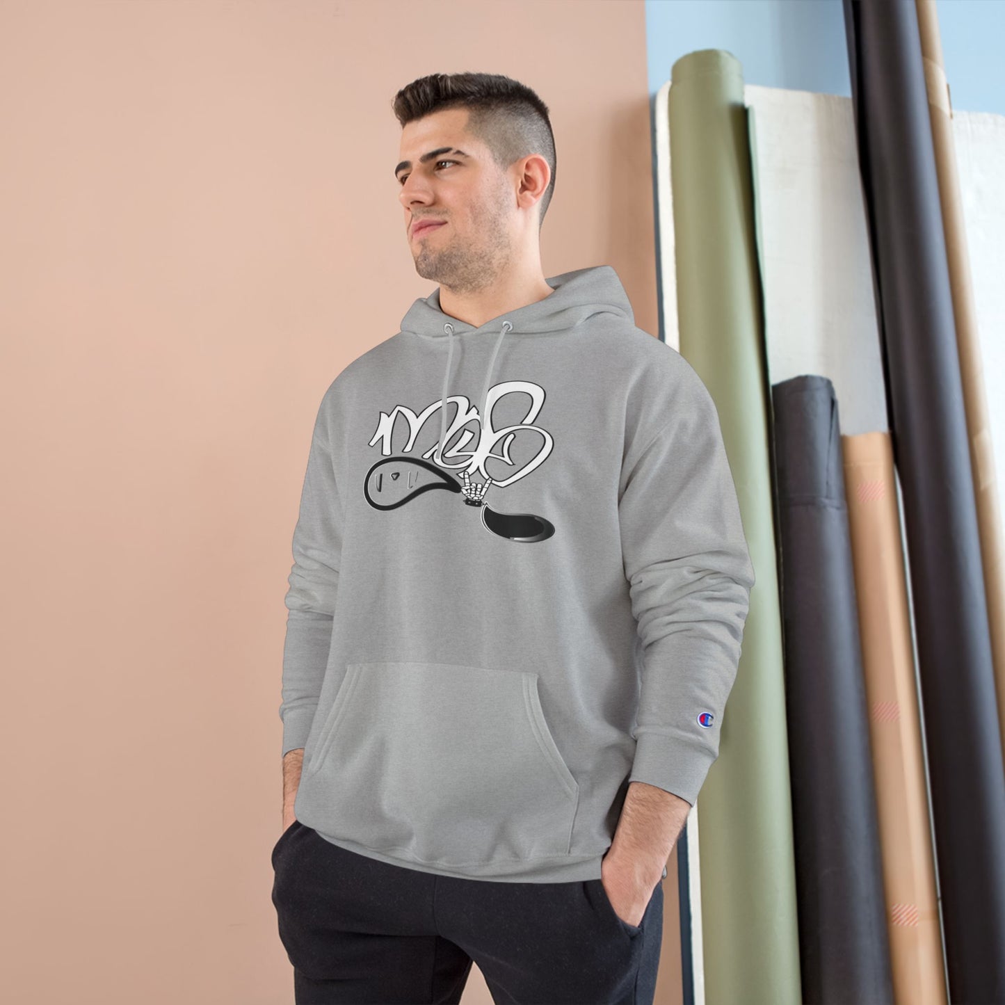 Street Style Champion Hoodie, Cool Graphic Sweatshirt, Trendy Pullover for Casual Outfits, Perfect Gift for Every Occasion