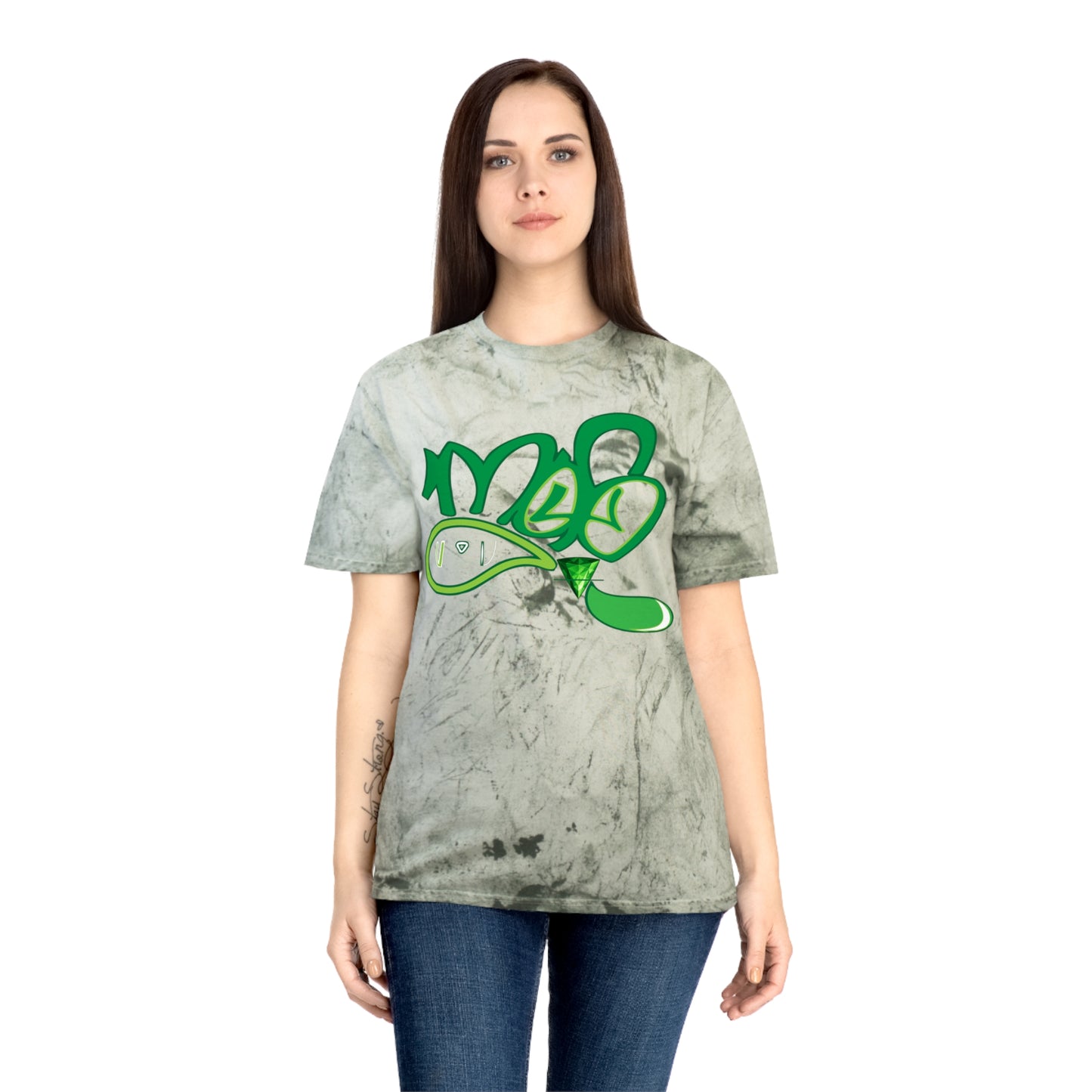 color blast unisex  mofo earth gem logo
