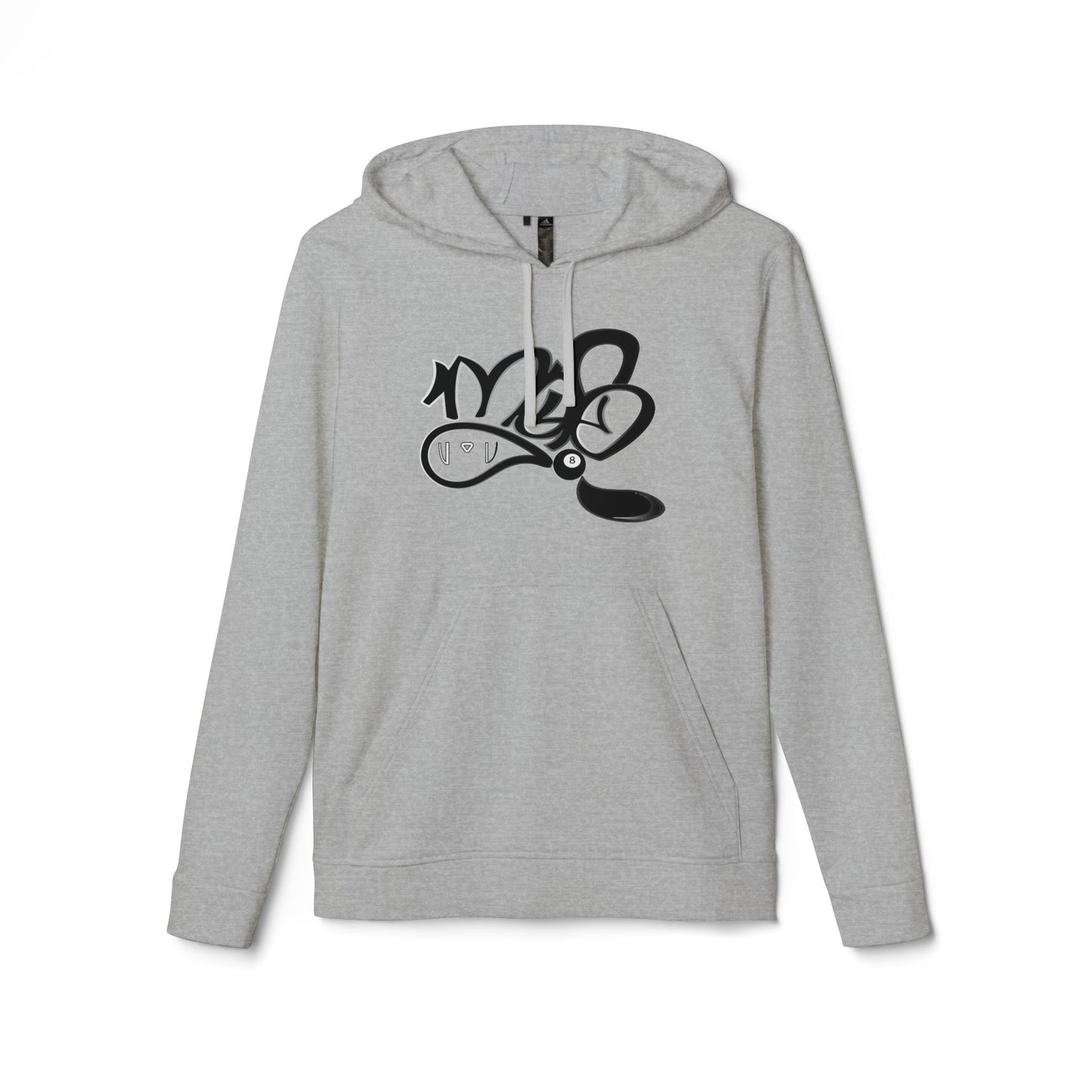Unisex Fleece Hoodie with Bold Graphic Design
