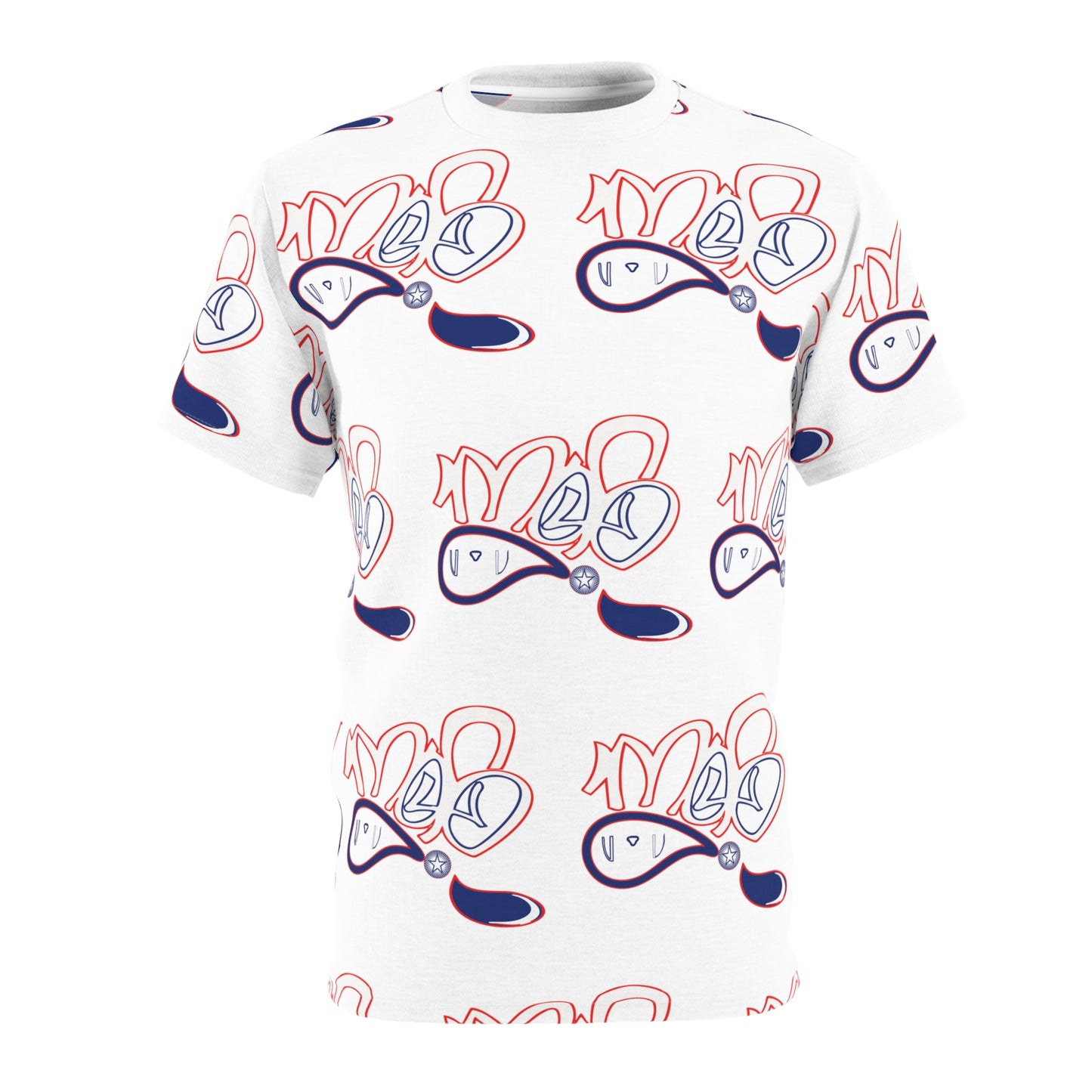 Colorful Fitness-Theme Unisex Cut & Sew Tee