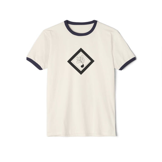 Unisex Cotton Ringer T-Shirt with Music Design, Vintage Style Tee, Music Lover Gift, Casual Fashion, Perfect for Festivals