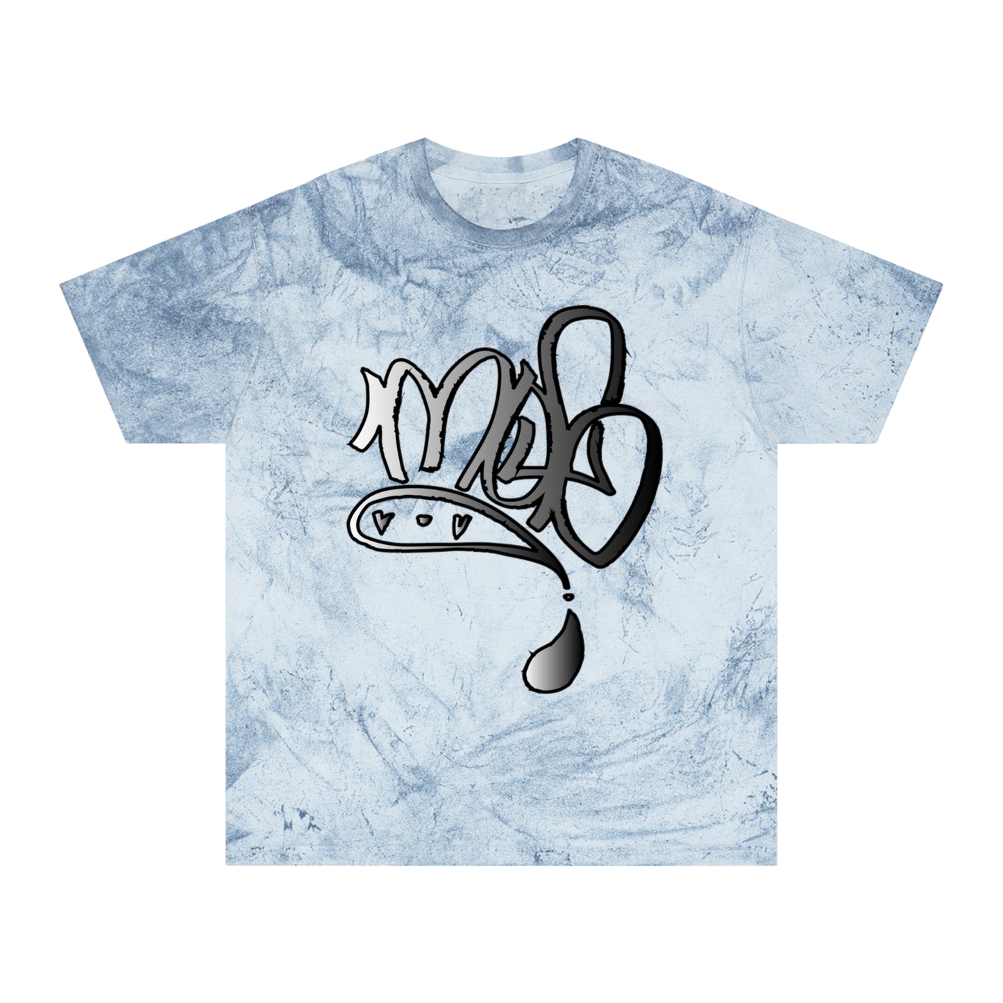 color blast unisex silver mofo logo