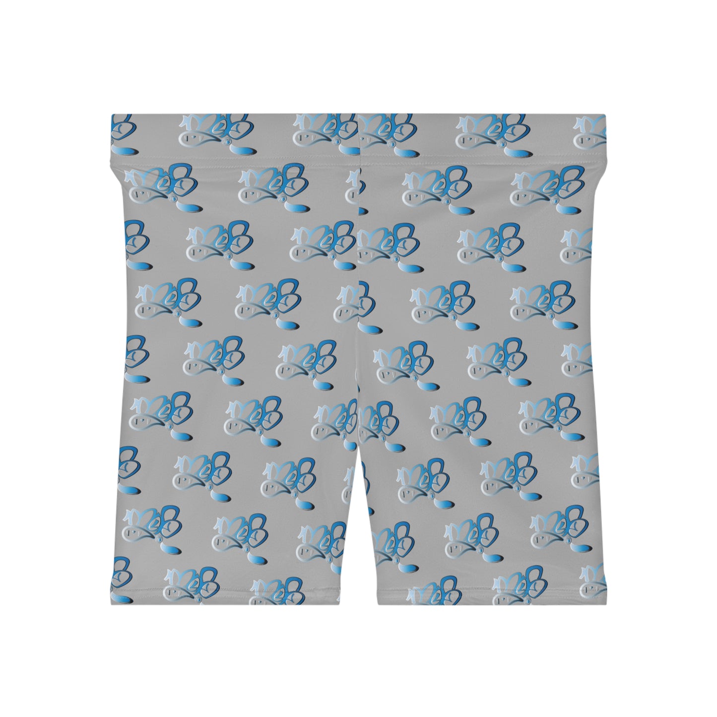 Trendy Women's Biker Shorts with Playful Floral Pattern, Workout Gear, Athletic Wear, Summer Fashion, Comfort and Style, Fitness Apparel