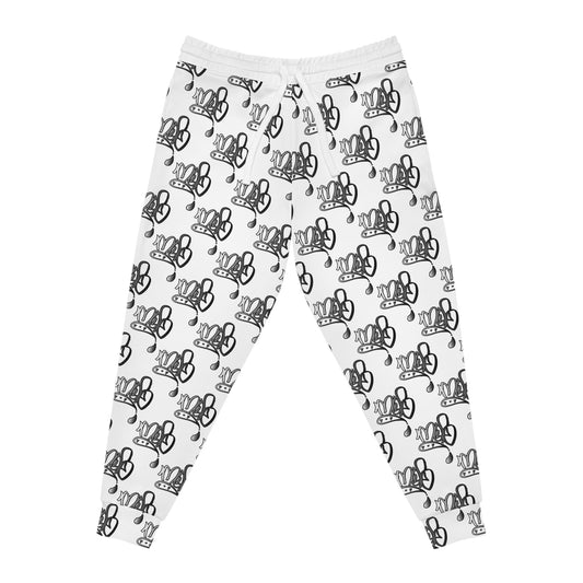 Aop mofo logo joggers silver white