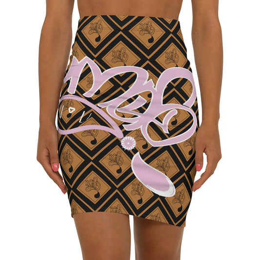 Stylish Women's Mid-Waist Pencil Skirt, Chic Fashion Skirt, Modern Outfit, Trendy Women’s Apparel, Summer Party Wear, Everyday Casual Style