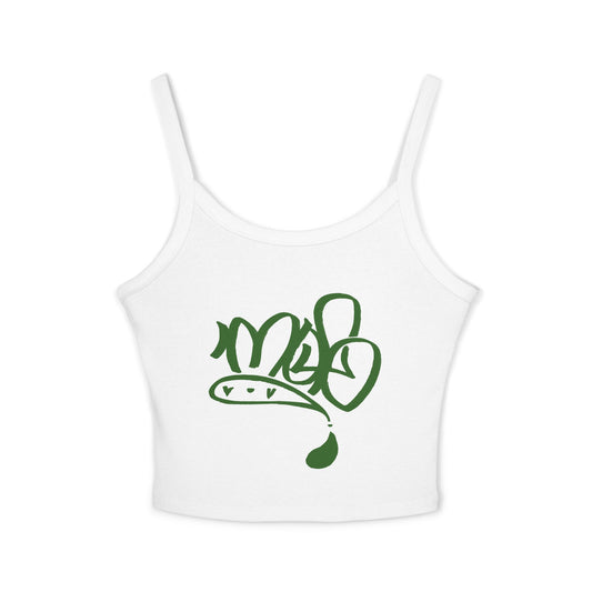 Stylish Women's Spaghetti Strap Tank Top with Unique Graphic, Summer Outfit, Beachwear, Casual Fashion, Lounge Wear
