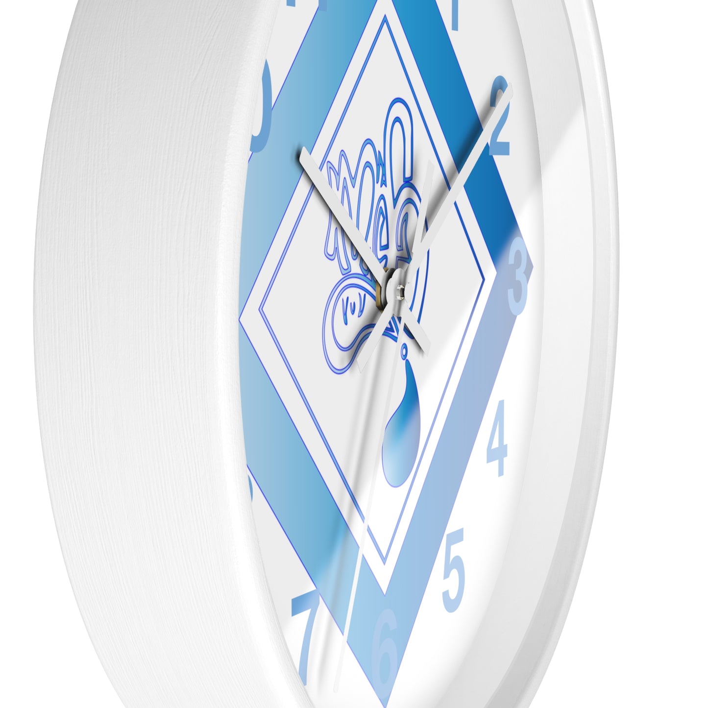 Modern Blue Design Wall Clock - Unique Timepiece for Home Décor