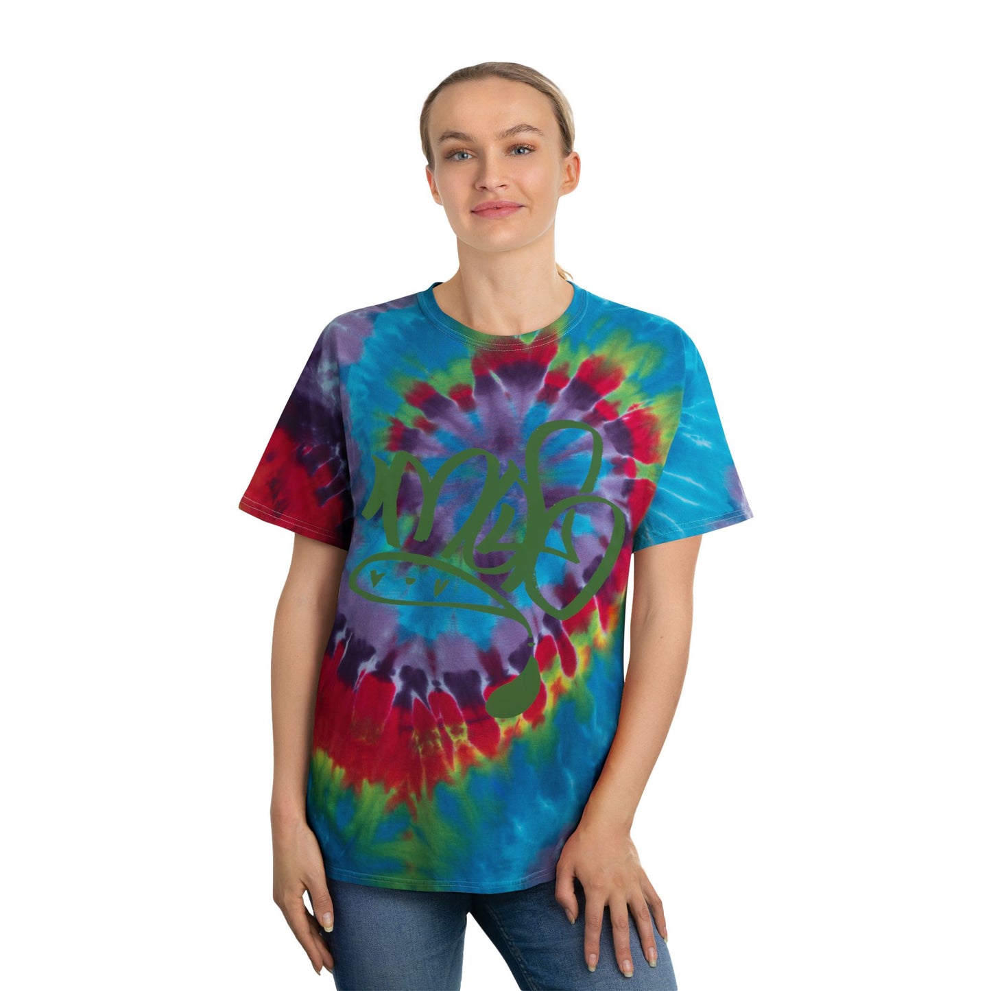 Spiral Tie-Dye T-Shirt, Boho Chic Summer Top, Festival Wear, Casual Comfort Tee, Gift for Friends, Retro Vibe Apparel