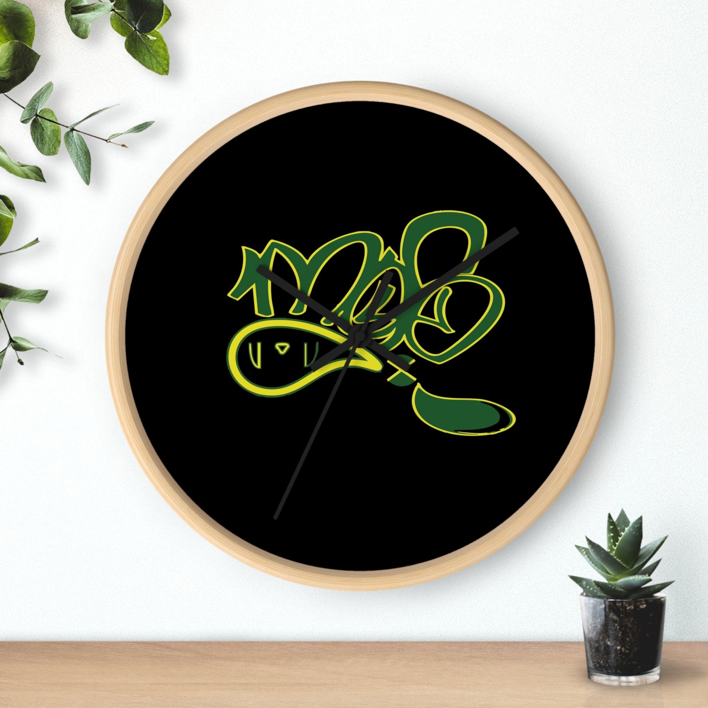 Urban Graffiti Wall Clock, Modern Home Decor, Gift for Hip-Hop Lovers, Unique Timepiece, Art for Living Room