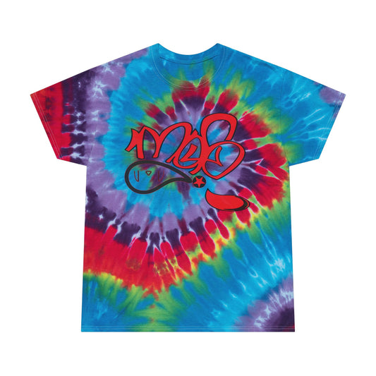 Colorful Spiral Tie-Dye Tee, Summer Vibes, Retro Style, Festival Fashion, Gift for Teens, Beachwear