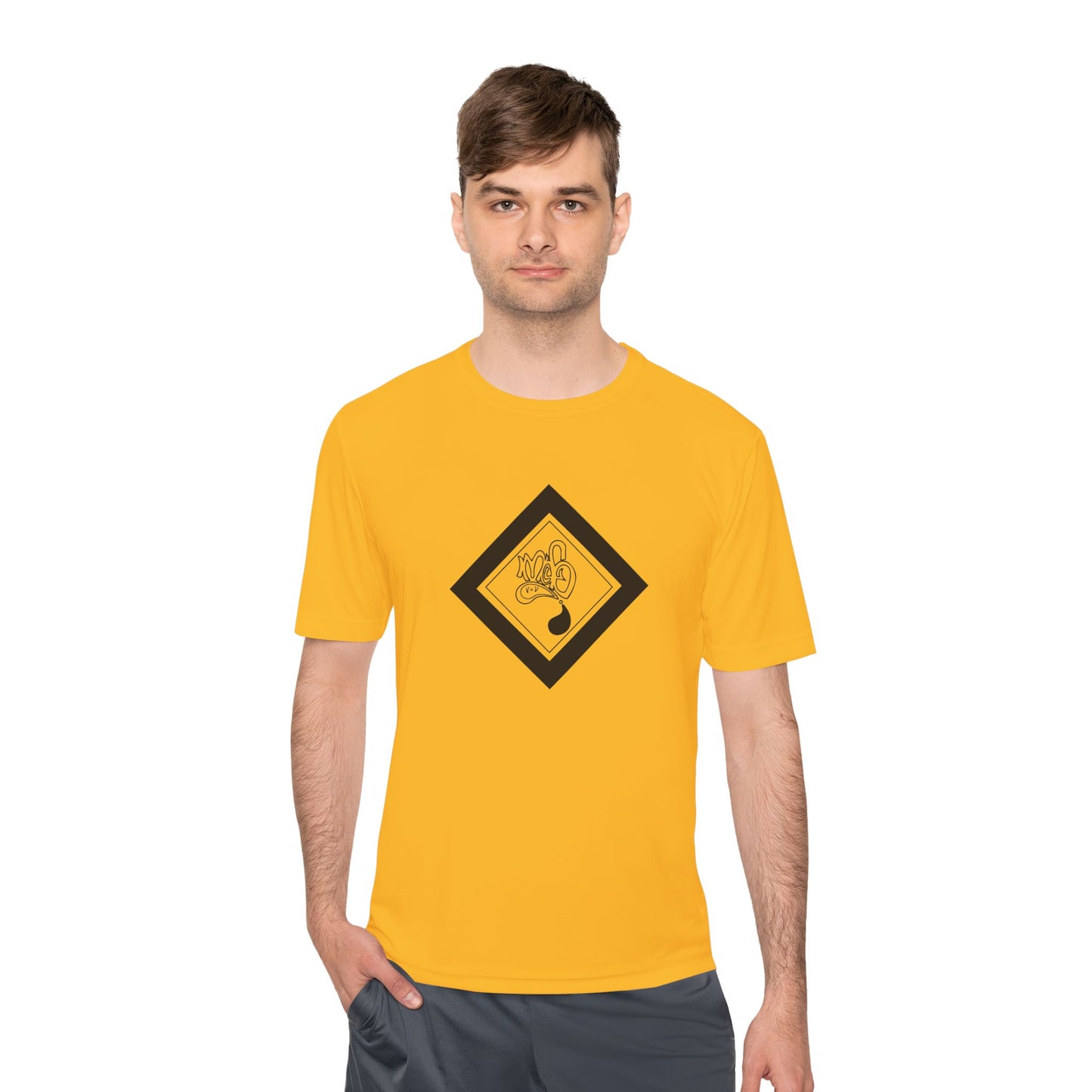 Unisex Moisture Wicking Tee with Unique Graphic, Activewear, Gym Shirt, Fitness Gift, Casual Style, Summer Essential