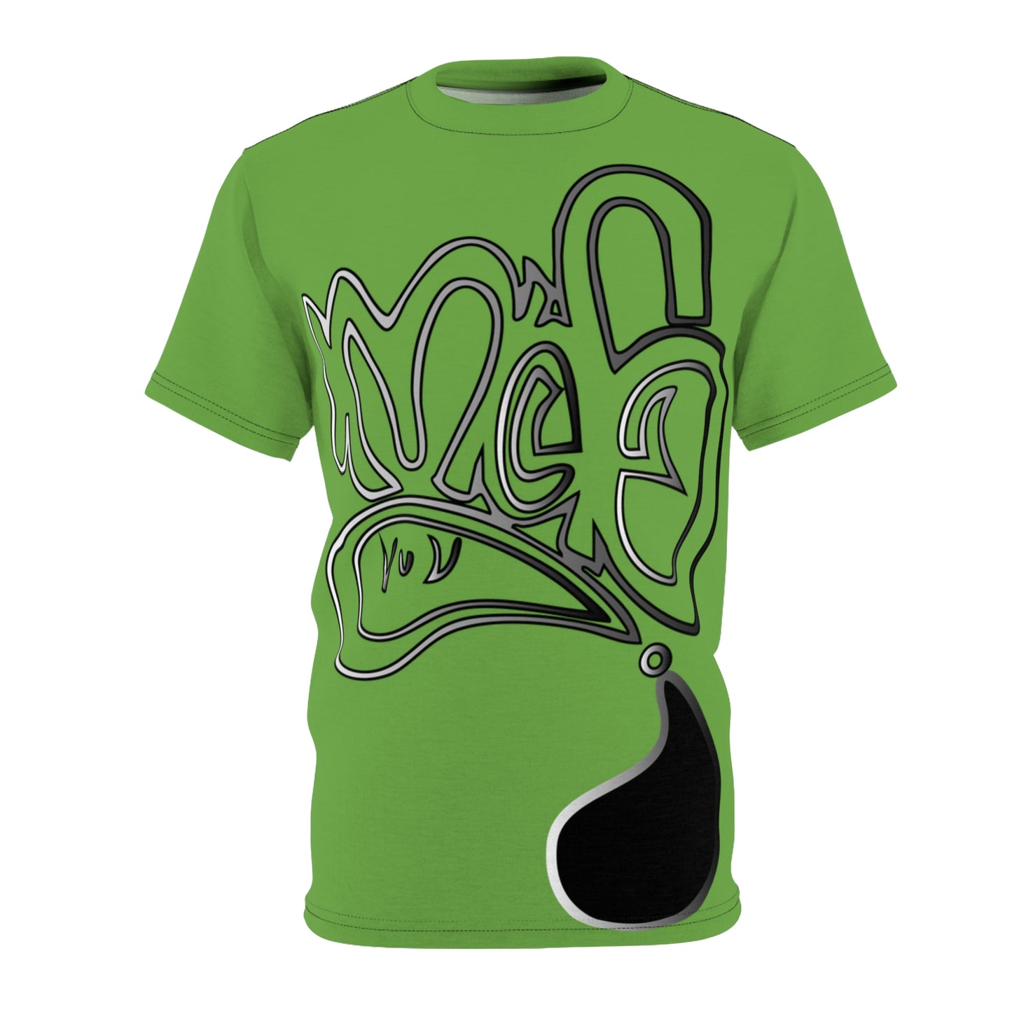 mofo logo aop front smoke green