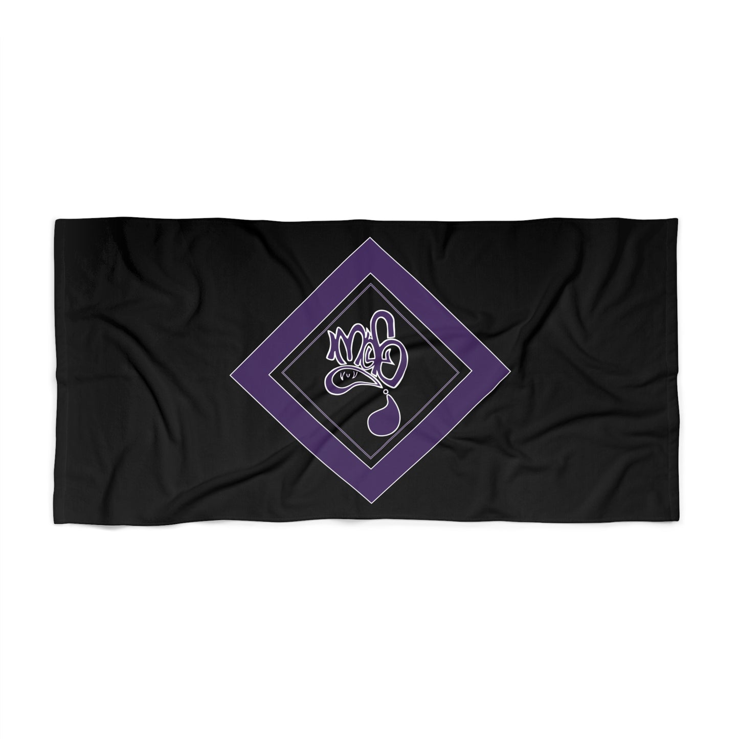Stylish Beach Towel - Unique Black Design for Summer Fun, Pool Parties, Travel, Outdoor Adventures, and Gifts