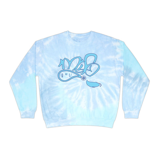Chill Vibes Tie-Dye Sweatshirt, Relaxed Unisex Pullover for Casual Outings, Perfect Gift for Birthdays, Cozy Loungewear, Spring Essentials