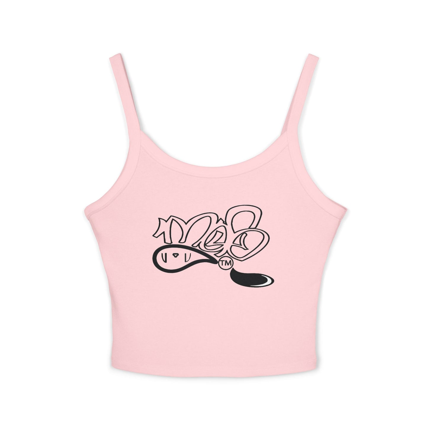 Playful Love Design Women's Spaghetti Strap Tank Top