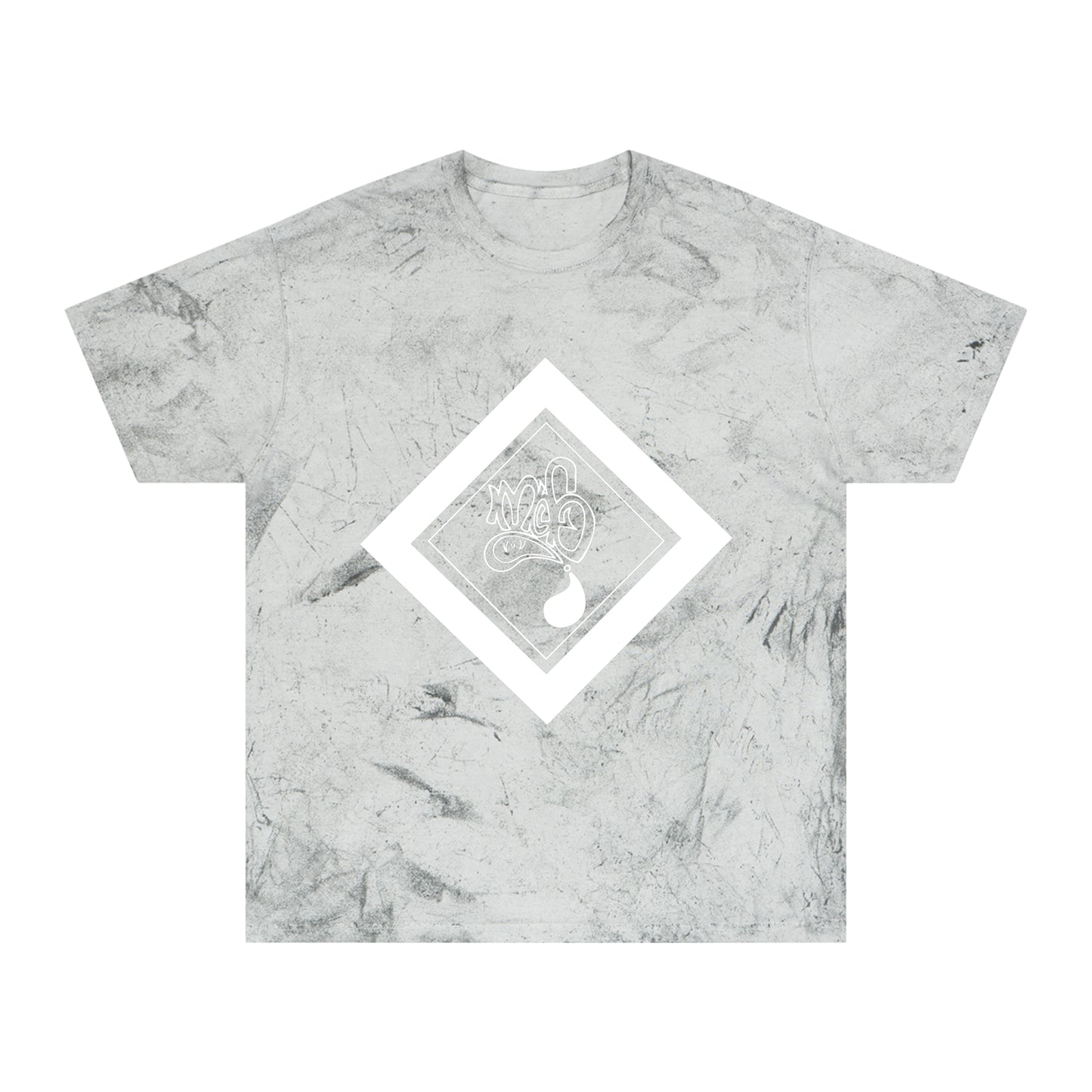 Color Blast unisex diamond mofo logo white