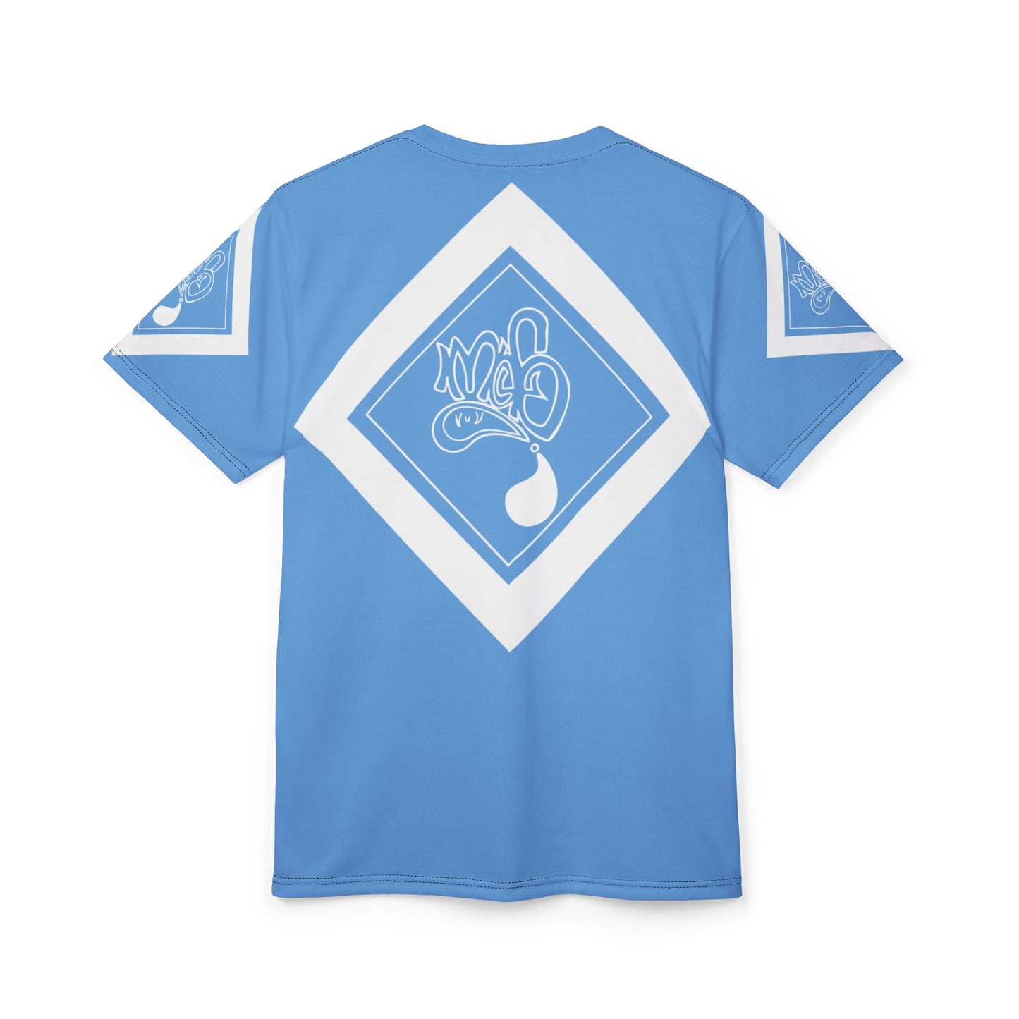 mofo 15star logo diamond combo baby blue