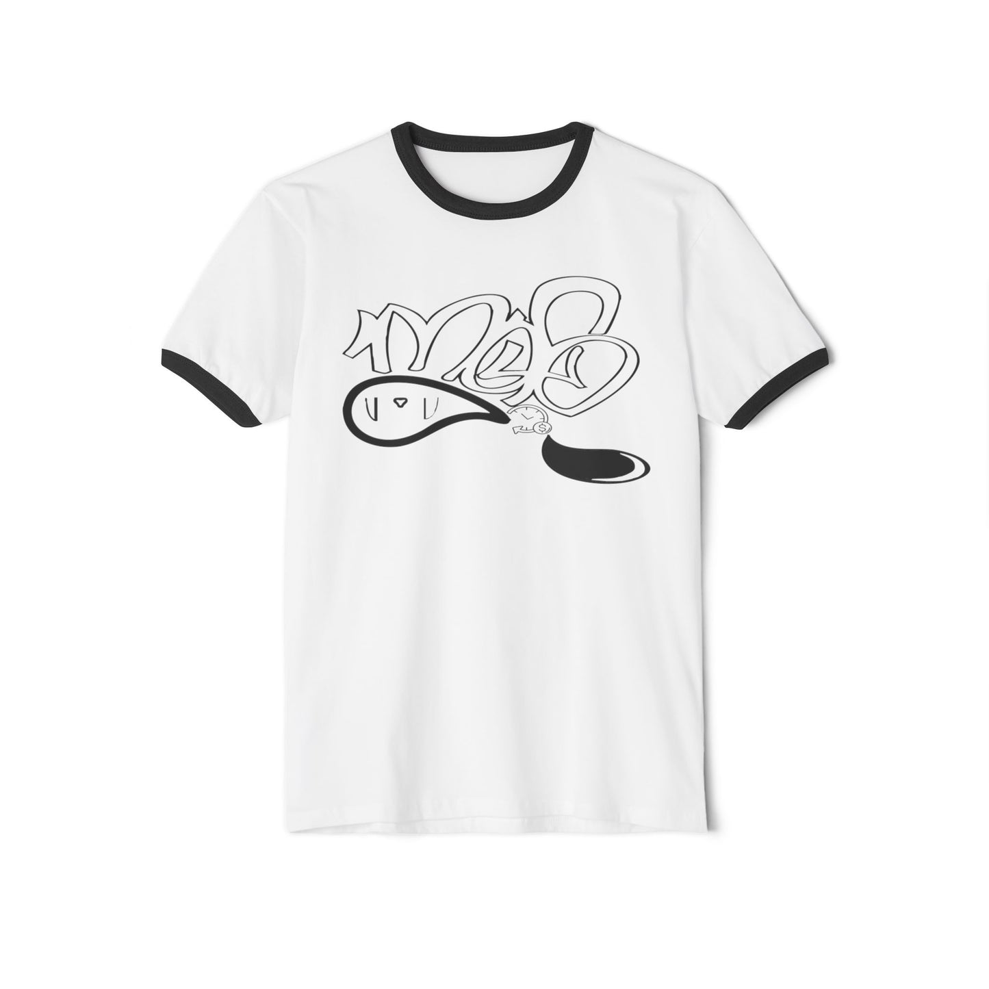Retro  Ringer T-Shirt- mofo chronicle logo