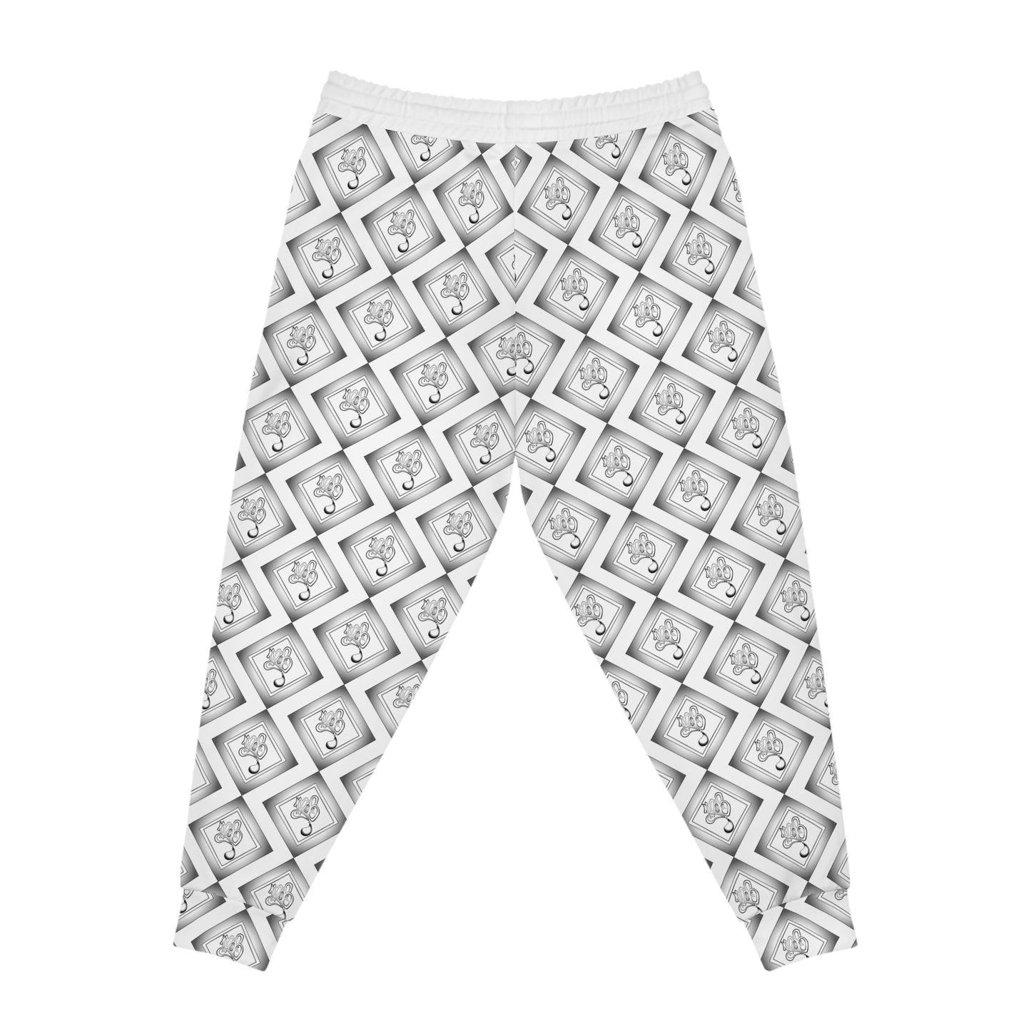 Mofo diamond aop joggers white
