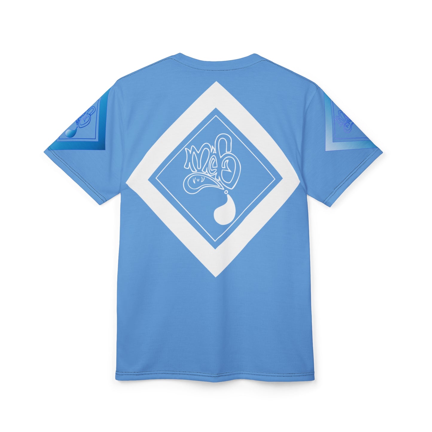 mofo Benjamin Franklin logo diamond combo light blue