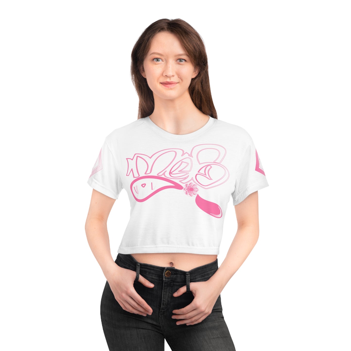 mofo mandala diamond combo crop tee