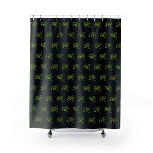 Elegant Botanical Shower Curtains with Floral Design, Modern Bathroom Decor, Gift for Housewarming, Eco-Friendly, Seasonal Style
