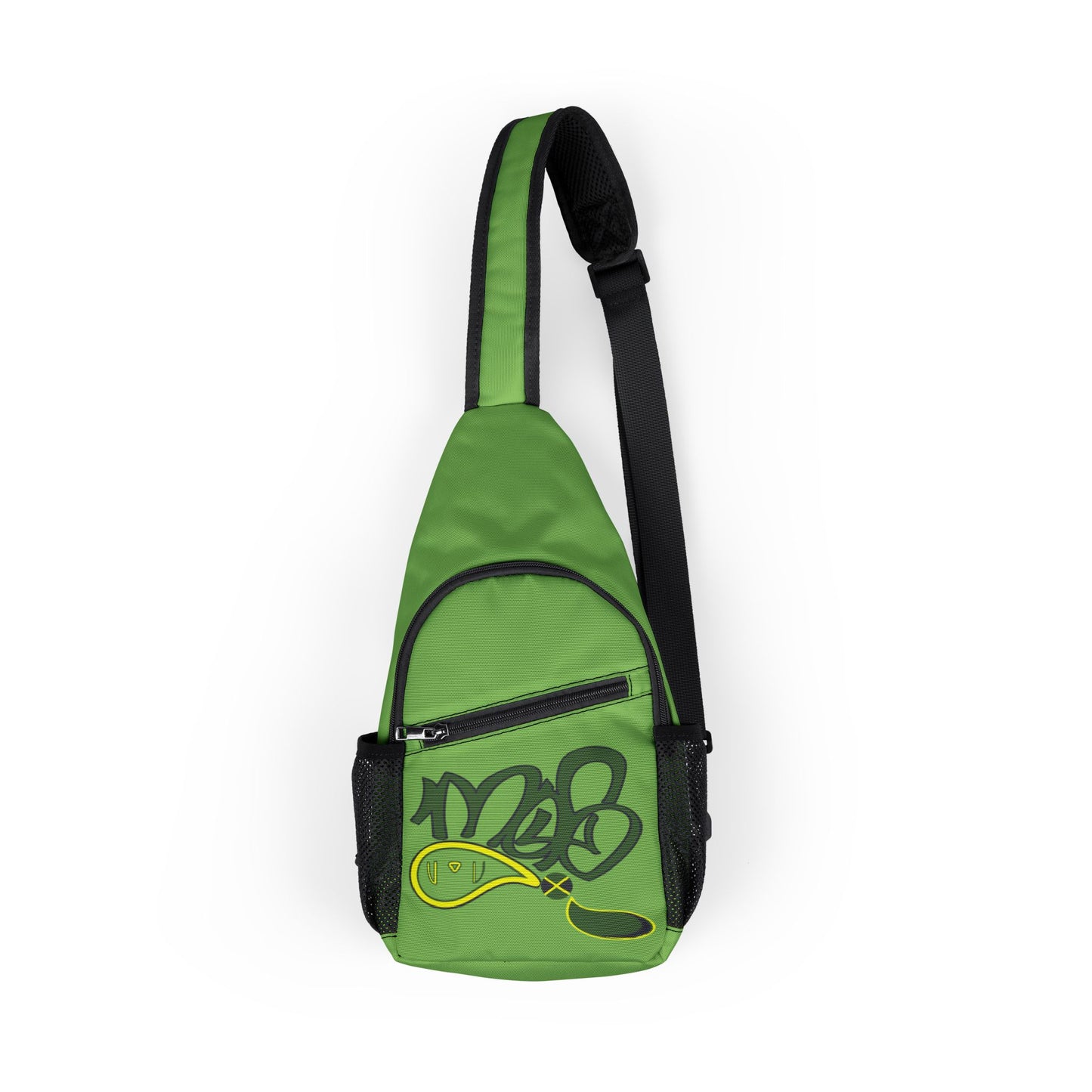 Stylish Graffiti Chest Bag for Active Lifestyles