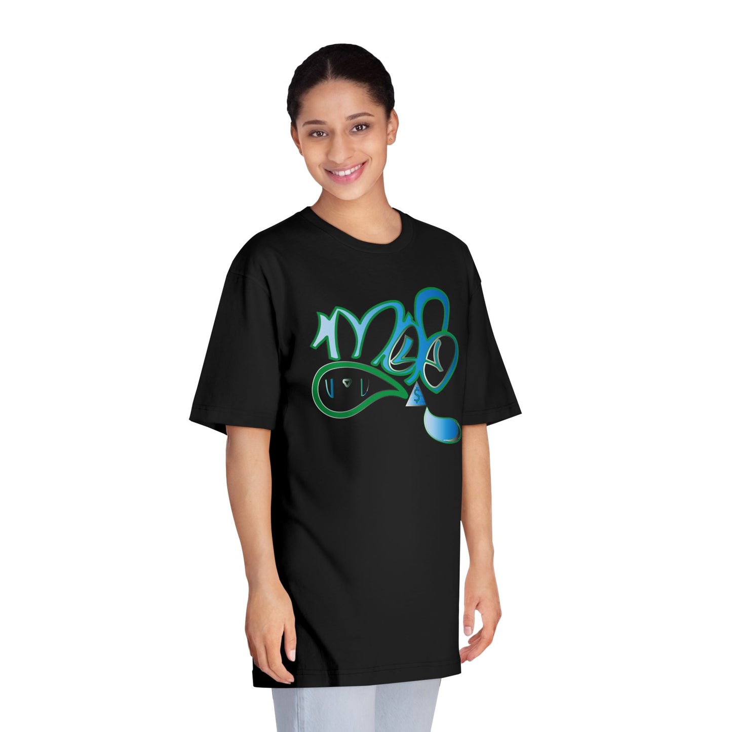 Unisex Graffiti Crewneck T-Shirt - Street Style Tee, Casual Wear, Gift for Him/Her, Urban Fashion, Summer Essential