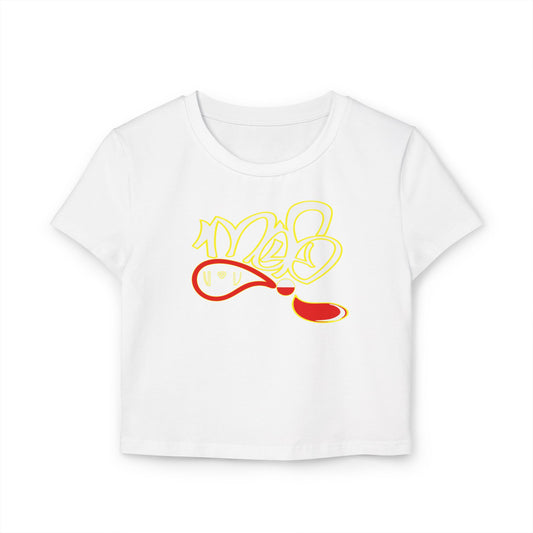 Vibrant Graphic Women's Baby Tee - Perfect for Casual Wear, Gifts, Birthdays, Summer Outings, and Festivals