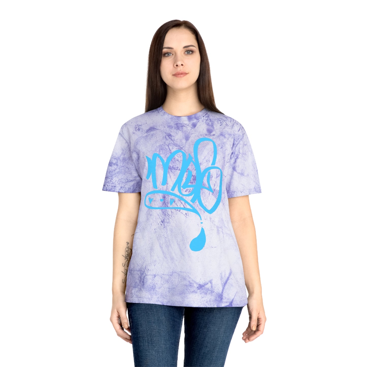 Color Blast unisex mofo logo blue
