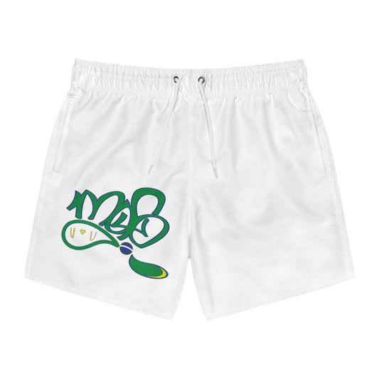 Stylish AOP Swim Trunks for Summer Fun, Beachwear, Pool Parties, Vacation Attire, Trendy Mens Swimsuit