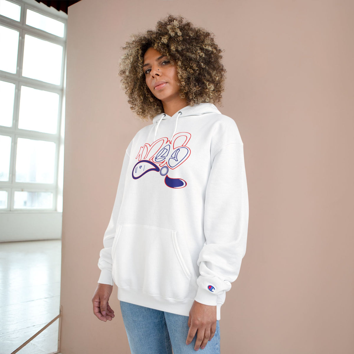 Champion Hoodie with USA mofo logo
